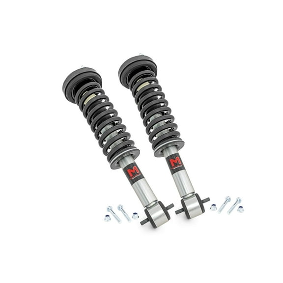 Rough Country 0-2" M1 Adjustable Leveling Struts for 14-23 Ford F-150 - 502068 Fits select: 2015-2016 FORD F150, 2019 FORD F150 SUPERCREW