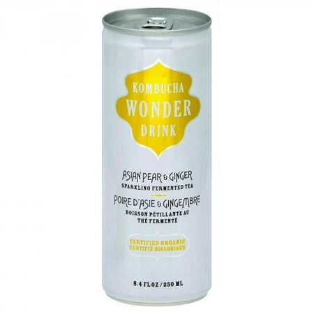 Kombucha Wonder Drink Wonder Drink, Asian Pear and Ginger, 8.4 Oz