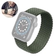 thumbnail image 2 of Nylon Bands Compatible with Apple Watch Band Stretchy Nylon Braided Elastic Sport Strap Compatible for iWatch Series, 2 of 9