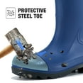 thumbnail image 2 of NINGO Waterproof Rubber Steel Toe Rain Boots for Men,Navy Blue Size 6, 2 of 7