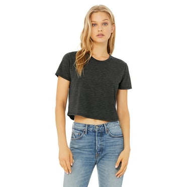 Bella   Canvas Ladies' Flowy Cropped T-Shirt - B8882