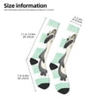 thumbnail image 5 of Daiia Sports Socks Cute Raccoon Printed Novelty Crew Socks for Men Women Knee High Socks Cotton Socks Soft & Breathable Support Unisex Socks, 5 of 9