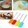 thumbnail image 3 of Cribun Spatules en Silicone, Spatule en Caoutchouc Résistante à la Chaleur Antiadhésive Grattoirs Flexibles Outil de Mélange pour Cuisson (4 Pcs), 3 of 8