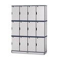 thumbnail image 2 of Stacking Lockable Lockers -  Triple Stack - Black, 2 of 2
