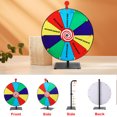 thumbnail image 2 of Prize Wheel Tabletop Spinning Wheel Roulette Wheel Carnival Prize Wheel Spinning Wheel For Prizes Party, 2 of 9