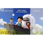AWOL VISION Ambient Light Rejecting (ALR) Projector Screen for Ultra Short Throw(UST) Projector,120 Fixed Frame