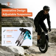 KINGSONG S18PRO+ Electric Unicycle Upgraded 100mm Suspension for Potholes 18 Inch Self-Balancing One Wheel EUC