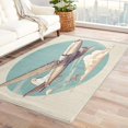thumbnail image 1 of Airplane Rug for Living Room - 4x5 Washable Rug, Aircraft Cozy Non Slip Machine Washable Rugs, Boys Kids Soft Low Pile Large Area Rug for Bedrooms Dining Room College Dorm, 1 of 7