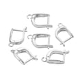 thumbnail image 2 of 2x6x Pendientes Ganchos Franceses Fabricación De Joyas Earwire Para Pendientes Colgantes Cumpleaños Plata Cuadrado, 2 of 8