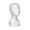 White A, variant on Foam Mannequin Head for Wigs 12 2 Head with Smooth Surface – Lightweight Foam Wig Head for Displaying Hats Glasses and Styling – Mannequin Head for Wigs and Hair Salon Use