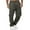Army Green, variant on Men's Pockets Military Cargo Pant Elastic Waisted Relaxed Fit Pants
