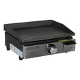 thumbnail image 1 of Furrion LLC Griddle BC1715D Greystone; For Outdoor And Indoor Use; 17 Inch Length; Rectangular; Porcelain Flat Top Griddle And Grill; With Drip Tray; Combination Griddle And Grill; 15000 BTU, 1 of 6