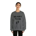 thumbnail image 4 of Mummy To Be Streetwear Halloween Unisex Heavy Blend™ Crewneck Sweatshirt, 4 of 7