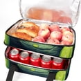 thumbnail image 5 of Frog Double Layered Insulated and Refrigerated Lunch Bag with Two Compartments, Large Capacity, and Hand-Carrying Feature, 7.1x11.4x16.1 Inches - Ideal for Daily Use as Lunch Bags, 5 of 6