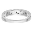 thumbnail image 5 of 14K White Gold Ring Band Wedding Diamond Round Complete Trio Ladies, 5 of 7