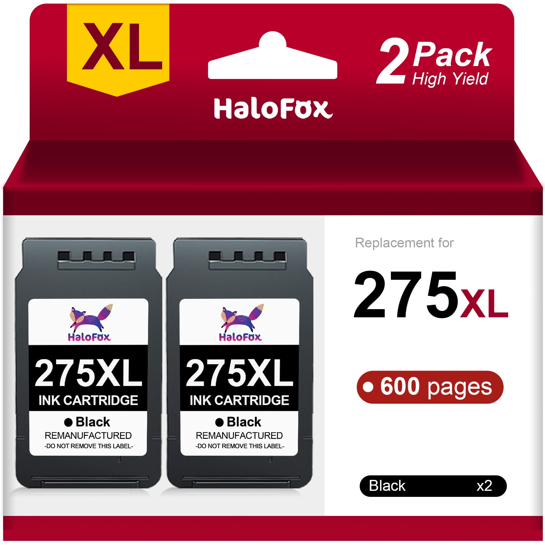PG 275 Black Ink Cartridge Compatible for Canon 275 Black Ink for PIXMA TS3722 TS3522 TR4722 TS3500
