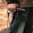 thumbnail image 4 of Gancho de cordón trenzado de cuerda de paraguas de 7 núcleos para hombres/mujeres (triángulo largo) negro, 4 of 4