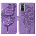 thumbnail image 2 of Dteck for Samsung Galaxy S20 Plus 6.7 Inch Wallet Case,Luxury PU Leather Shockproof Protective Shining Diamond Card Slots Holder Flip Case with Kickstand Magnetic Clasp Bracket Phone Cover,Lightpurple, 2 of 10