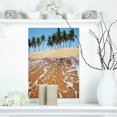 thumbnail image 1 of Tropical Beach with Crystal Waters - Large Seashore Canvas Print, 1 of 3