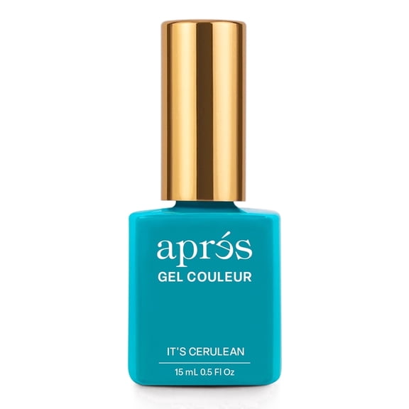 Apres Gel Couleur Gel Nail Polish, HEMA & TPO-Free, It's Cerulean J08, 15ml