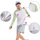 thumbnail image 1 of Blusas y camisas de manga larga con cuello redondo para hombre, color liso, para correr al aire libre, manga larga, cuello redondo, sudadera con capucha para ejercicio, top de poliéster para hombre., 1 of 5