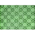 thumbnail image 1 of Ahgly Company Indoor Rectangle Oriental Green Industrial Area Rugs, 2' x 4', 1 of 4