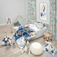 thumbnail image 1 of Designart 'Cute French Bulldog avec des Lunettes - Ensemble de Housse de Couette Moderne, 1 of 2