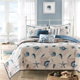 thumbnail image 4 of Coastal Reversible Bedding Sets Brushed Microfiber Decorative Pillows Included, 4 of 9