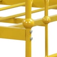 thumbnail image 4 of Yardi Yard Twin Size Golden Metal Daybed with Trundle and Lockable Wheels-Twin Size,, 4 of 11
