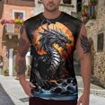 thumbnail image 4 of Yopmin Graphic Tank Tops Men Crew Neck Dragon Fashion Graphic Tank Tops Summer Sleeveless Shirts for Sports Fitness, 4 of 8