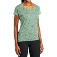 thumbnail image 4 of Mafoose Women's Electric Heather Sporty Tee Forest Green Electric Large, 4 of 5