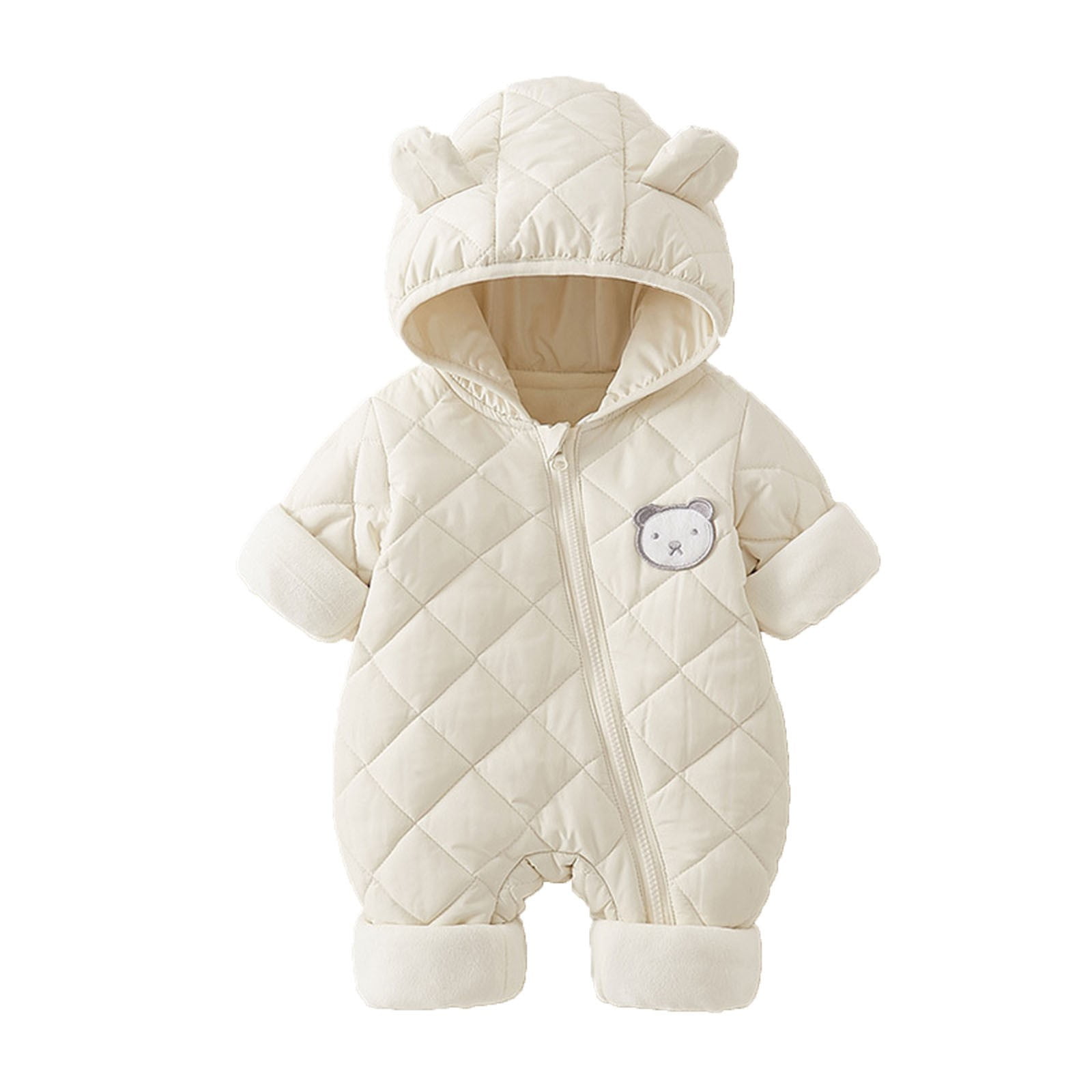 Newborn Baby Nike Midweight Water Resistant Puffer Snowsuit Color: Khaki Size: 9 MONTHS - Walmart.com