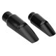 thumbnail image 2 of 2Pcs Saxophone Mouthpiece AltoSoprano Black Industrial Plastics Instrument Accessories(Black ), 2 of 4