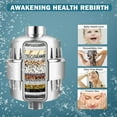 thumbnail image 2 of Shower Filter For Hard Water,18-Stage TICOZE Water Softener Shower Head Filters, Reduces Dry Itchy Skin/Dandruff/Eczema/Dramatically Improves,Filtered Shower Head Removes Chlorine/Harmful Substances, 2 of 7