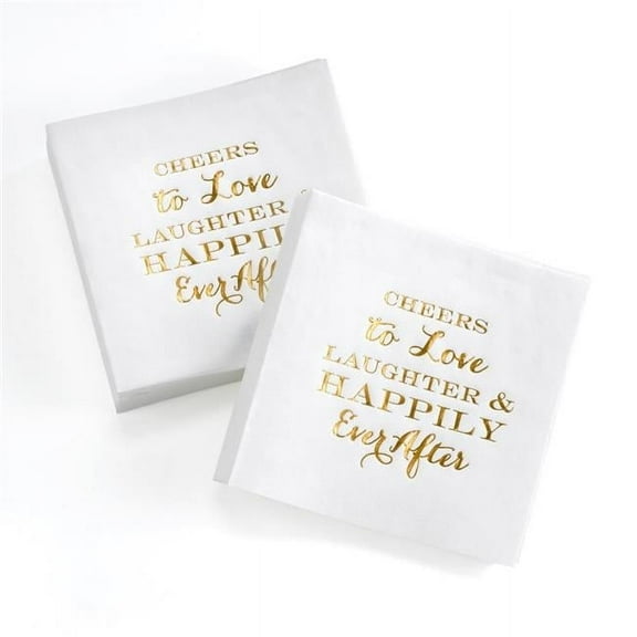 Hortense B. Hewitt 41057 Cheers & Love Beverage Napkin