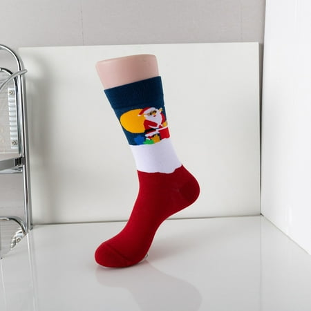 

dmqupv Sheer Knee Highs for Women Christmas Print Christmas Gift Medium Stockings For Men And Women Sheer Knee Highs for Women G OneSize
