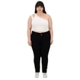 thumbnail image 3 of Pantalón Skinny Britos Jeans Mujer Curvy Negro 501659, 3 of 5