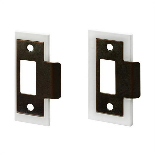 Prime-Line 5902697 Kit de Réparation de Cran de Porte Fixe à Verrou Bronze