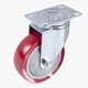 thumbnail image 2 of Ruedas giratorias de goma para muebles de alta resistencia, de 100 mm y 125 mm, 2 of 5