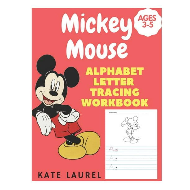 Mickey Mouse Alphabet Letter Tracing Workbook Ages 3 5 Alphabet Tracing Worksheets For 3 Year Olds Letter Tracing Coloring Book Letter Tracing Disney Letter Tracing For 2 Years Olds Alphabet Writ Walmart Com