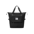 thumbnail image 1 of Kmbangi Travel Bag Large Capacity Letter Patterns Storage Bag Handbag, 1 of 4