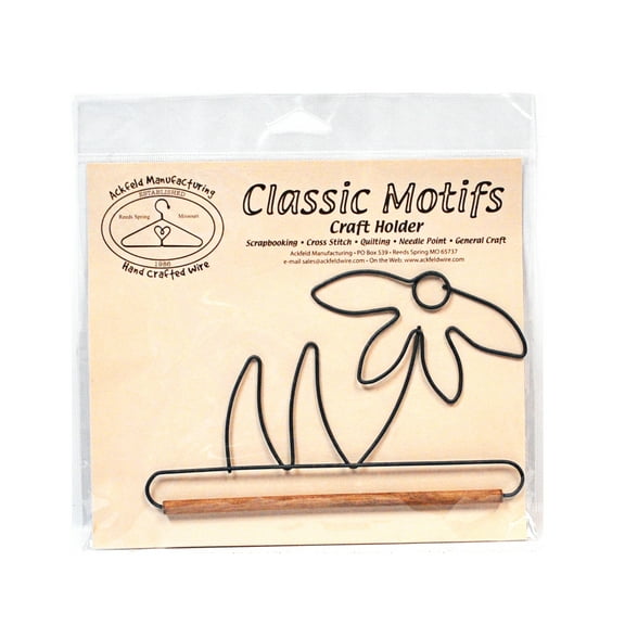 Classic Motifs Daffodil 6 Inch Fabric Holder With Dowel