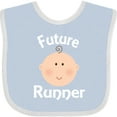thumbnail image 3 of Inktastic Future Runner Boys or Girls Baby Bib, 3 of 4