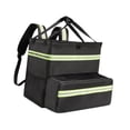 thumbnail image 2 of AMLESO Expandable Pizza Delivery Backpack Lightweight Portable Thermal Delivery Bag Expandable Green, 2 of 8