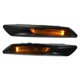 thumbnail image 1 of Coche Lateral Marcador Giro Señal Ámbar Luz para BMW 528i F10 Negro, 1 of 1