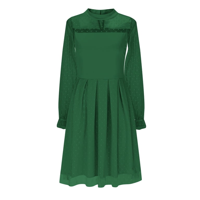 cotton long dresses Hotexy Women's Sleeve Maxi Dress Square Neck Casual Slim Solid Fall Winter Flowy Long with Pockets,A Army Green,X-Small at Amazon Women's Clothing store YGroup_DHV16B offering a silhouette that Donna Karan V-Neck Midi Buying Options:Rent