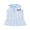 Sky Blue, variant on Loicainy Toddler Baby Girl Button Collared Dress 6 12 18 24 Months 2T 3T 4T Casual Golf Embroidered Striped/Plaid Ruffled Hem Sleeveless Dresses