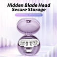 thumbnail image 5 of Retractable Portable Women's Razor, 5-Layer Blade with Aloe Vera Moisturizing Strip, Compact Safety Shaver for Legs, Underarms & Bikini Area, Travel-Friendly Manual Hair Remover, 5 of 7