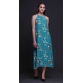 thumbnail image 2 of Bimba Oiseau Causal Long Dos Nu Licol Robe Femmes Imprimé BeachDress-Medium, 2 of 6