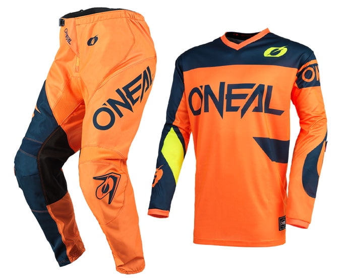 Oneal Element Racewear Orange/Blue Motocross Dirt bike Offroad MX